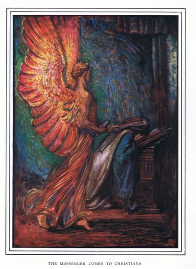Sanansaattaja tulee Christianan luo tekijältä John Byam Liston Shaw