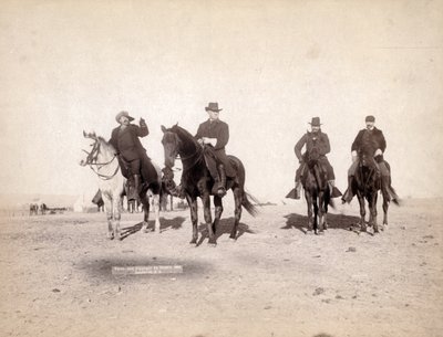 Katsotaan vihamielistä intiaanileiriä, 1891 tekijältä John C. H. Grabill