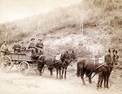 Wells Fargo Express, 1890 tekijältä John C. H. Grabill
