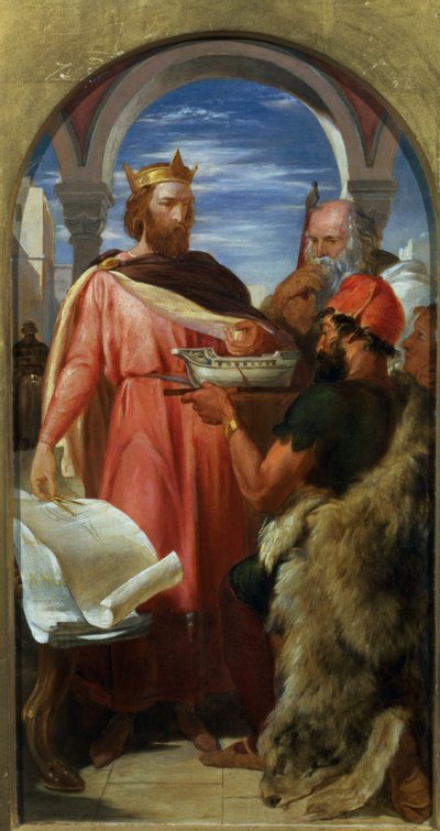Alfredin laivaston malli, 1851 tekijältä John Callcott Horsley