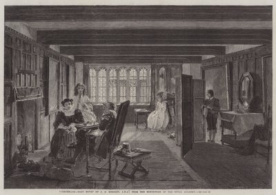Checkmate, Next Move, Royal Academyn näyttelystä tekijältä John Callcott Horsley