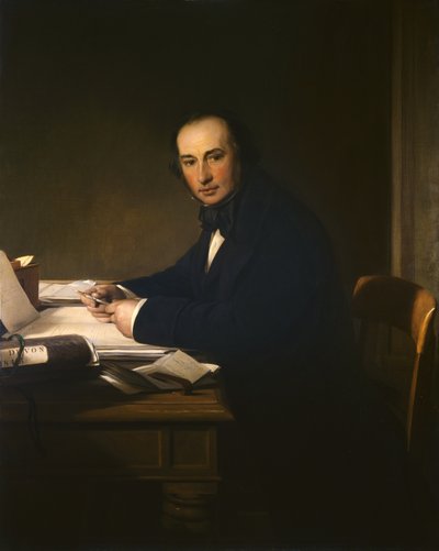 Isambard Kingdom Brunel (1806-59) (öljy kankaalle) tekijältä John Callcott Horsley
