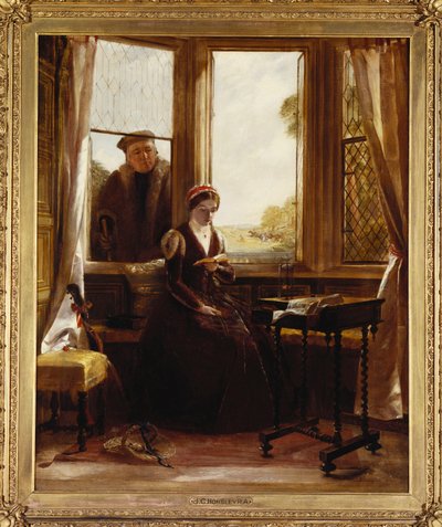 Lady Jane Gray ja Roger Ascham, 1853 tekijältä John Callcott Horsley