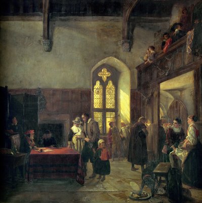 Vuokrapäivä Haddon Hallissa tekijältä John Callcott Horsley