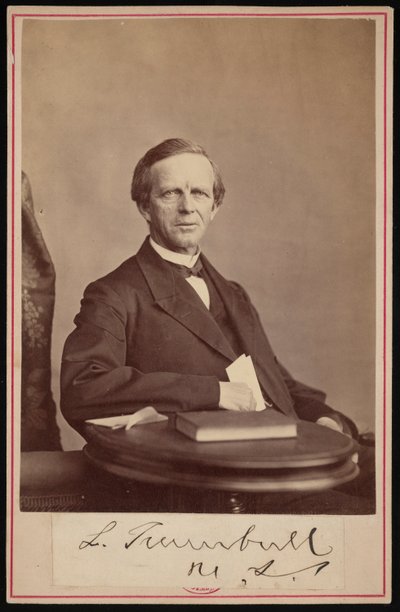 Lyman Trumbullin muotokuva 1813-1896, ennen vuotta 1876. tekijältä John Carbutt