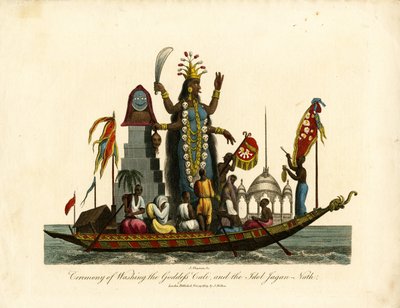 Cali-jumalattaren ja Jagan-Nath-idolin pesuseremonia tekijältä John Chapman