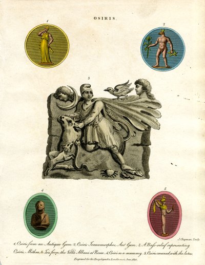 Osiris - Egyptiläisen jumalan kuvaukset tekijältä John Chapman