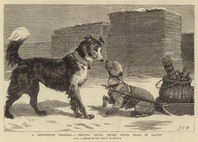 Degeneroitunut siirtomaa, britit eivät koskaan, koskaan, koskaan ole orjia tekijältä John Charles Dollman