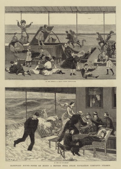 Kotiin sidottu, muistiinpanot British India Steam Navigation Companyn Steamerissa tekijältä John Charles Dollman