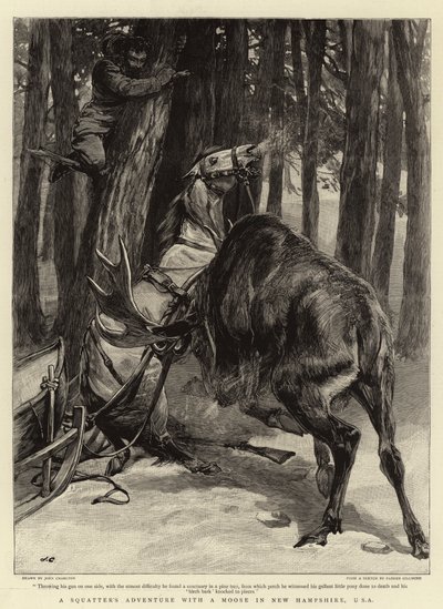 Squatterin seikkailu hirven kanssa New Hampshiressa, Yhdysvalloissa tekijältä John Charlton