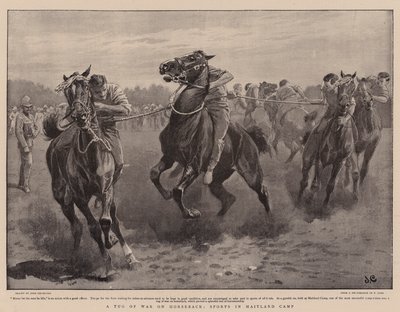 Tug of War hevosen selässä, Urheilua Maitland Campissa tekijältä John Charlton