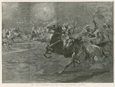 Arabiratsumiehet Pariisin hippodromilla Olympiassa tekijältä John Charlton
