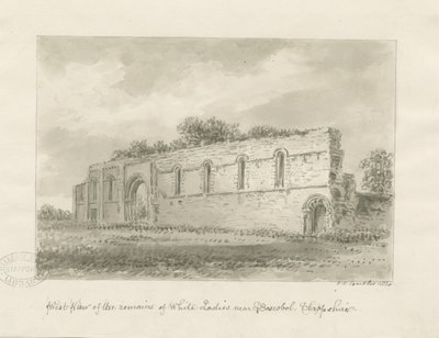 Brewood - Whiteladies Priory tekijältä John Chessell Buckler