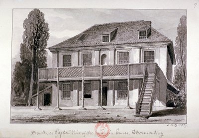 Jamaica House, Cherry Garden Street, Bermondsey, Lontoo, 1827 tekijältä John Chessell Buckler