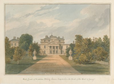 Oxfordshire - Middleton Stoney House, 1827 tekijältä John Chessell Buckler