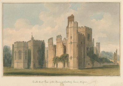 Sussex - Cowdray House, 1825 tekijältä John Chessell Buckler