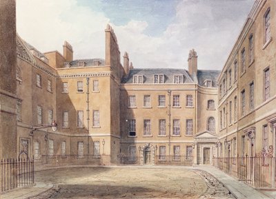 Näkymä Downing Streetille, Westminster tekijältä John Chessell Buckler