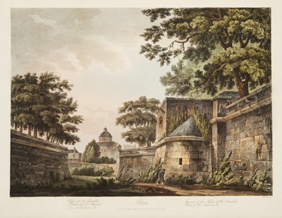Bastilian linnoituksen sisätilat, osa arsenaalia, kuvitus Versailles