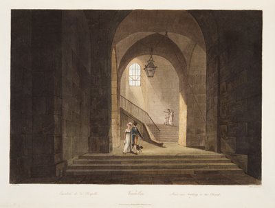 Kappeliin johtavat portaat, kuva Versailles