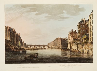Marien silta, Saint Louisin saari ja osa muinaiskaupungista, kuvitus Versailles