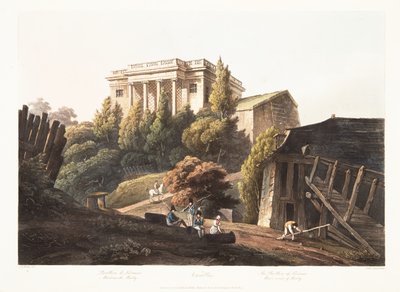 Versailles, Luciennen paviljonki, Marlyn vesilaitokset, kuvitus Versailles