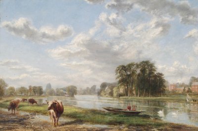 Orleans House, Twickenham, n. 1825 tekijältä John Cleghorn