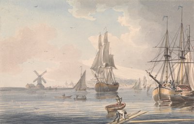Deptford Dockyard, Kent tekijältä John Cleveley the Younger