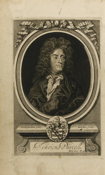 Säveltäjä Henry Purcellin muotokuva 1659-1695, 1702 tekijältä John Closterman