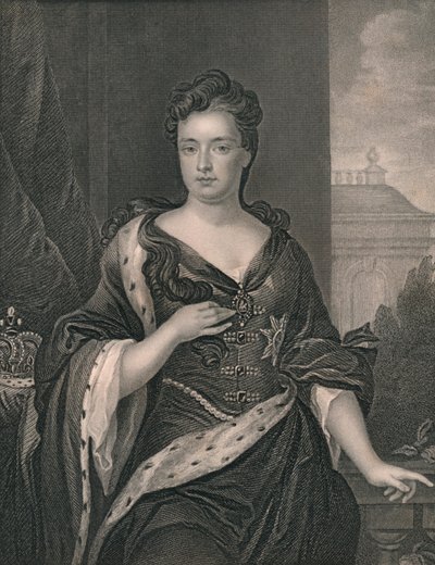 Kuningatar Anne, 1800-luvun puoliväli. tekijältä John Cochran