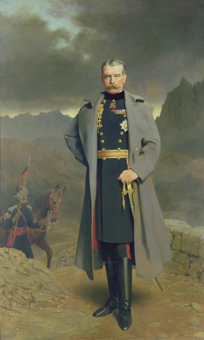 Field Marshal Earl Kitchener ng Khartoumfinn tekijältä John Collier