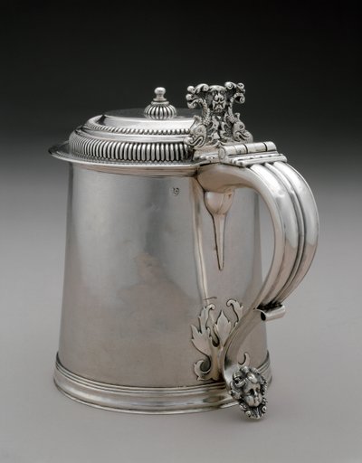 Tankard, 1695-1711 (hopea) tekijältä John Coney