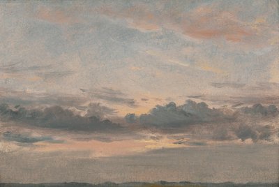 Pilvitutkimus, auringonlasku tekijältä John Constable