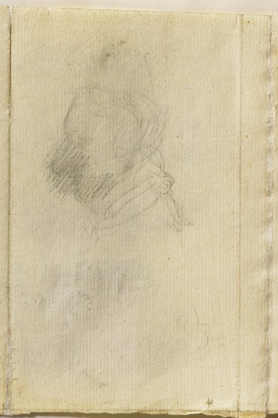 Miehen pää profiilissa tekijältä John Constable