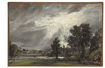 Näkymä Salisburysta (öljy paperille asetettu kankaalle) tekijältä John Constable