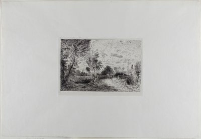 Vanha silta Salisburyssa tekijältä John Constable