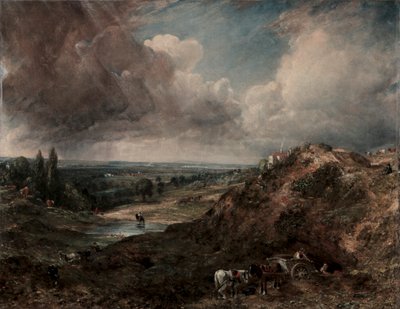Branch Hill Pond, Hampstead, 1828. tekijältä John Constable