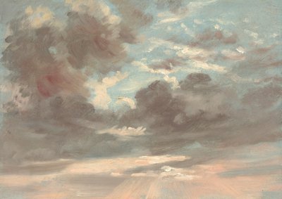 Pilvitutkimus: Myrskyinen auringonlasku tekijältä John Constable