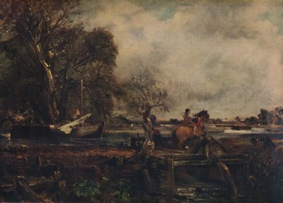 Dedham Lock eli Hyppyhevonen, 1825, 1922. tekijältä John Constable