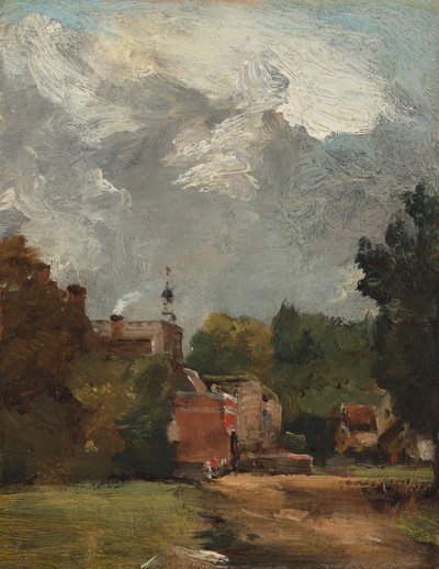 East Bergholtin kirkko tekijältä John Constable