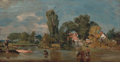 Flatfordin tehdas vuosina 1810–1811. tekijältä John Constable