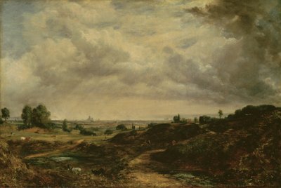 Hampstead Heath (öljy kankaalle) tekijältä John Constable