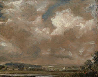 Harnham Ridge, Salisbury, n. 1829 tekijältä John Constable