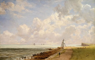 Harwichin majakka (öljy kankaalle) tekijältä John Constable