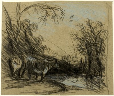 Maisema lehmien kanssa tekijältä John Constable