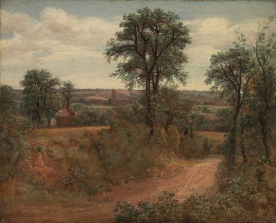 Lane lähellä Dedhamia tekijältä John Constable