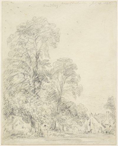 Maudlin, lähellä Chichesteriä, 18. heinäkuuta 1835 tekijältä John Constable