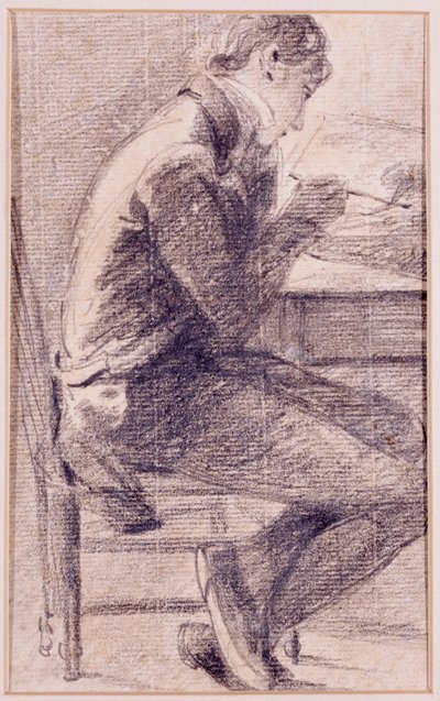 Taiteilijan muotokuva luonnostelusta, 1801 tekijältä John Constable