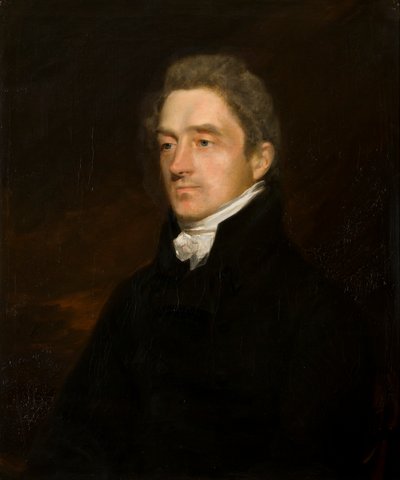 Muotokuva kunnia. ja pastori George Bridgeman, n. 1800-1832 (öljy kankaalle) tekijältä John Constable