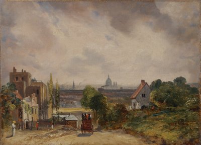 Sir Richard Steelen mökki, Hampstead, 1831-1832. tekijältä John Constable