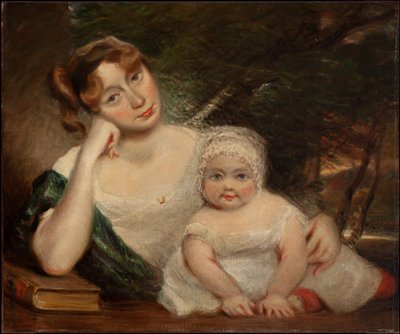 Sophia Lloyd ja lapsi tekijältä John Constable